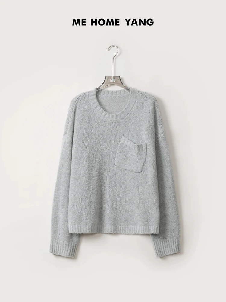 Вязаный шерстяной свитер Fce с диагональным узором, 100% чистая шерсть, повседневный свободный крой, длинный рукав, круглый вырез горловины
Вязаный шерстяной свитер Fce с диагональным узором, 100% чистая шерсть, повседневный свободный крой, длинный рукав, круглый вырез горловины