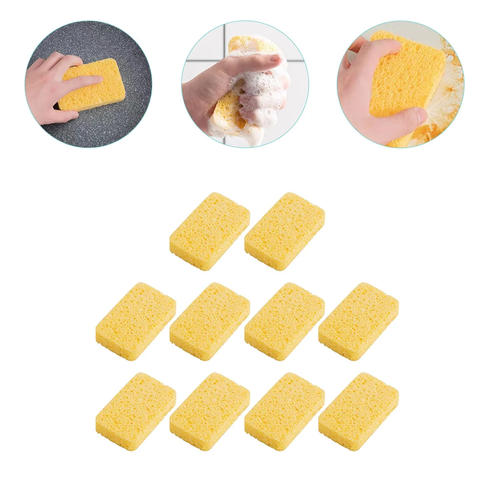 10 Pcs Sponges Flatware Wood Pulp Dish-Washing Dishes Clean Cellulose Kitchen Supplies Cleaner
10 Pcs Sponges Flatware Wood Pulp Dish-Washing Dishes Clean Cellulose Kitchen Supplies Cleaner