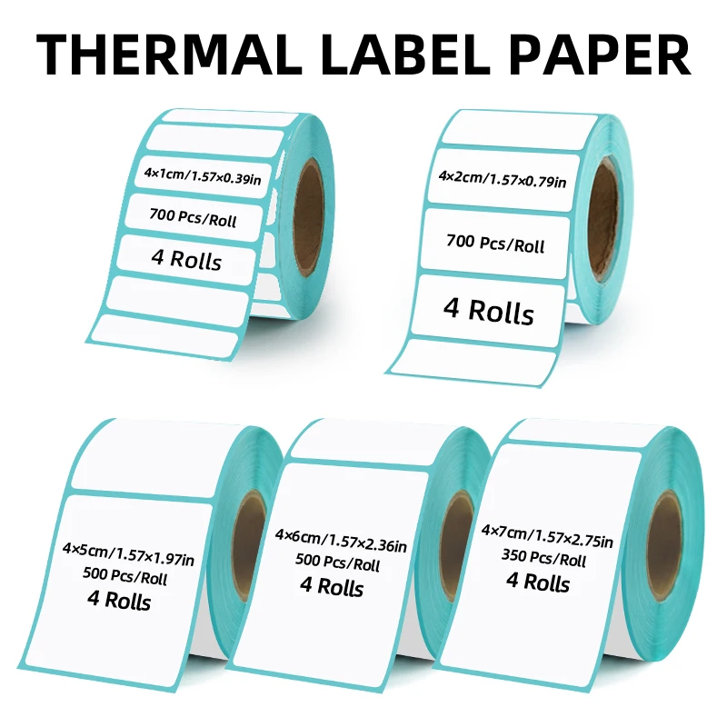 Серия сердечников 40 мм, 4 рулона в различных характеристик, 40*10 мм, 40*20 мм, 40*50 мм, 40*60, 40*70 мм, пустая термобумага для печати этикеток, подходит для бесчернильных принтеров этикеток, портативных термопринтеров
Серия сердечников 40 мм, 4 рулона в различных характеристик, 40*10 мм, 40*20 мм, 40*50 мм, 40*60, 40*70 мм, пустая термобумага для печати этикеток, подходит для бесчернильных принтеров этикеток, портативных термопринтеров