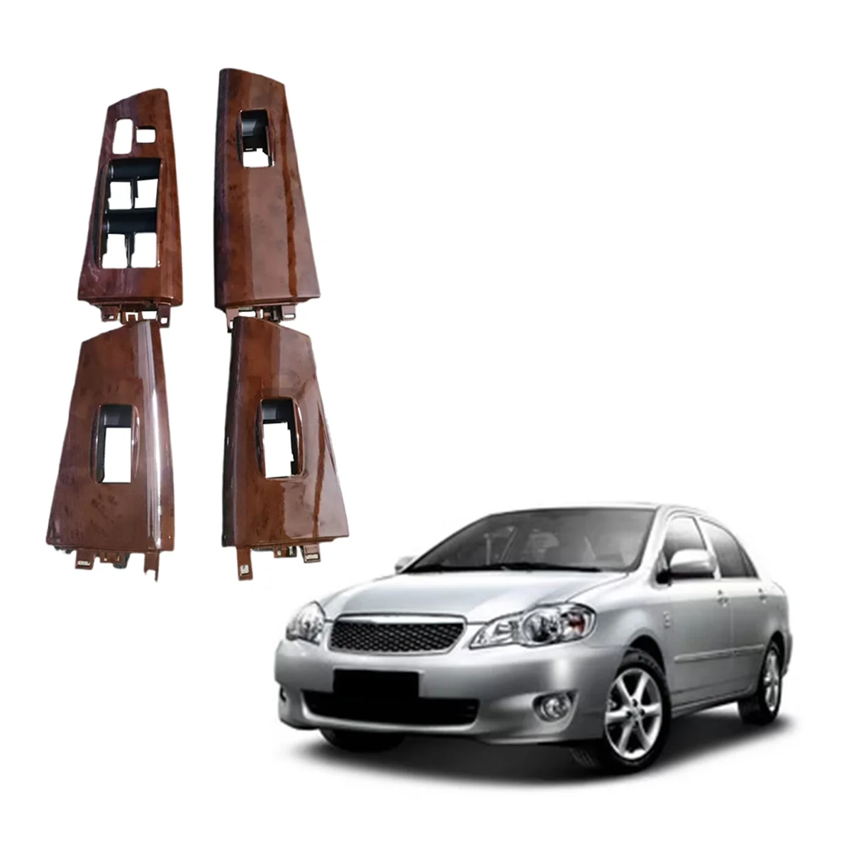 Крышка панели переключателя подъема стекла автомобиля 74232-02E60-B0 74231-02E00 для Toyota Corolla 2007-2013 с деревянным зерном LHDcar
Крышка панели переключателя подъема стекла автомобиля 74232-02E60-B0 74231-02E00 для Toyota Corolla 2007-2013 с деревянным зерном LHDcar