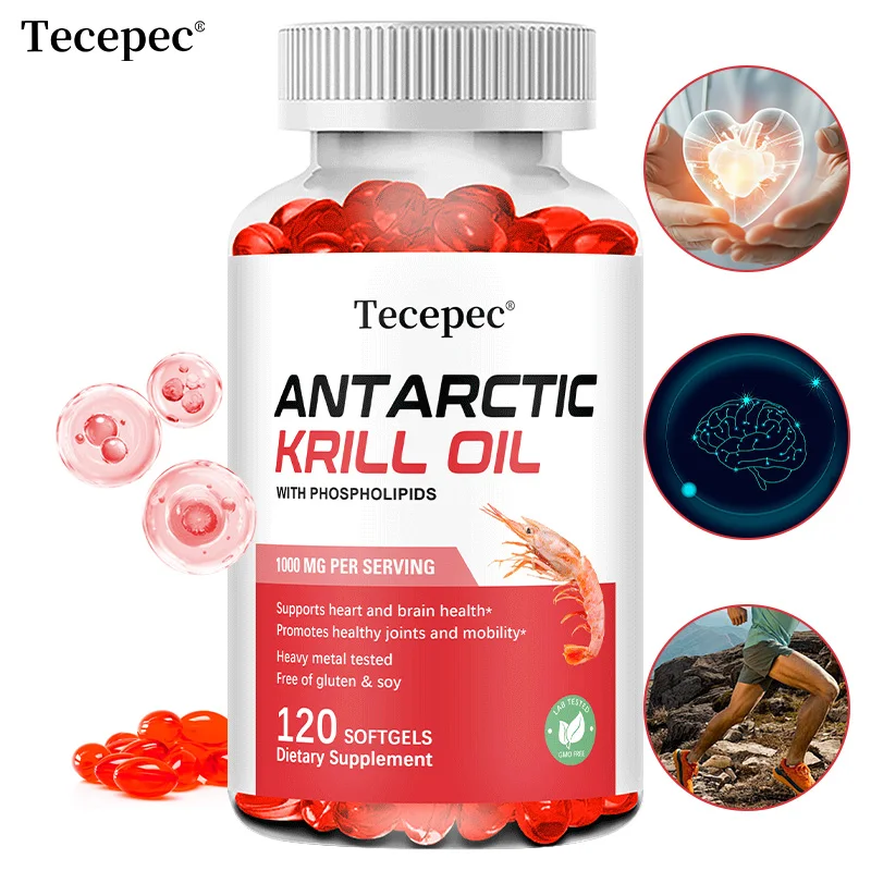 Добавка с маслом Антарктического криля — 1000 мг за обслуживание — EPA, впитывание DHA поддерживает здоровье сердца, мозга, суставов и костей
Добавка с маслом Антарктического криля — 1000 мг за обслуживание — EPA, впитывание DHA поддерживает здоровье сердца, мозга, суставов и костей