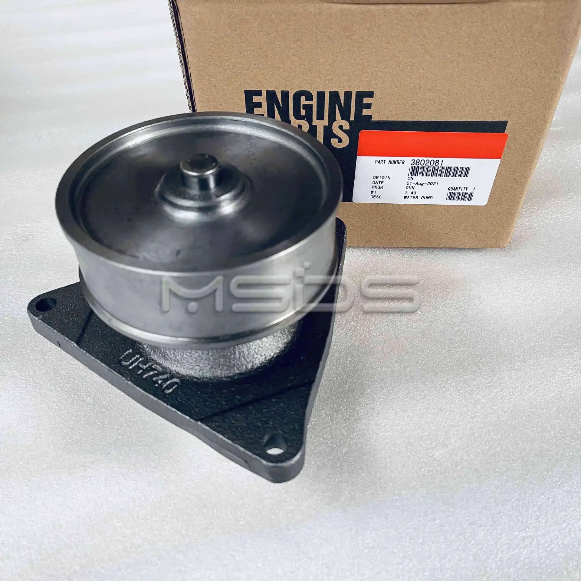 For Dongfeng car water pump assembly 3802081 3806180 for Cummins generator set, construction machinery water pump
For Dongfeng car water pump assembly 3802081 3806180 for Cummins generator set, construction machinery water pump