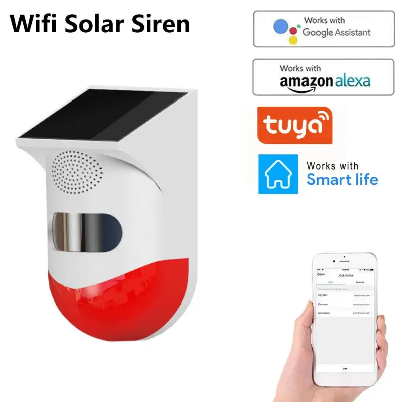 UniqueTuya WiFi PIR Инфракрасная охранная беспроводная сигнализация Датчик Wi-Fi Сигнализация Солнечная сирена Открытый Умный дом 43
UniqueTuya WiFi PIR Инфракрасная охранная беспроводная сигнализация Датчик Wi-Fi Сигнализация Солнечная сирена Открытый Умный дом 43