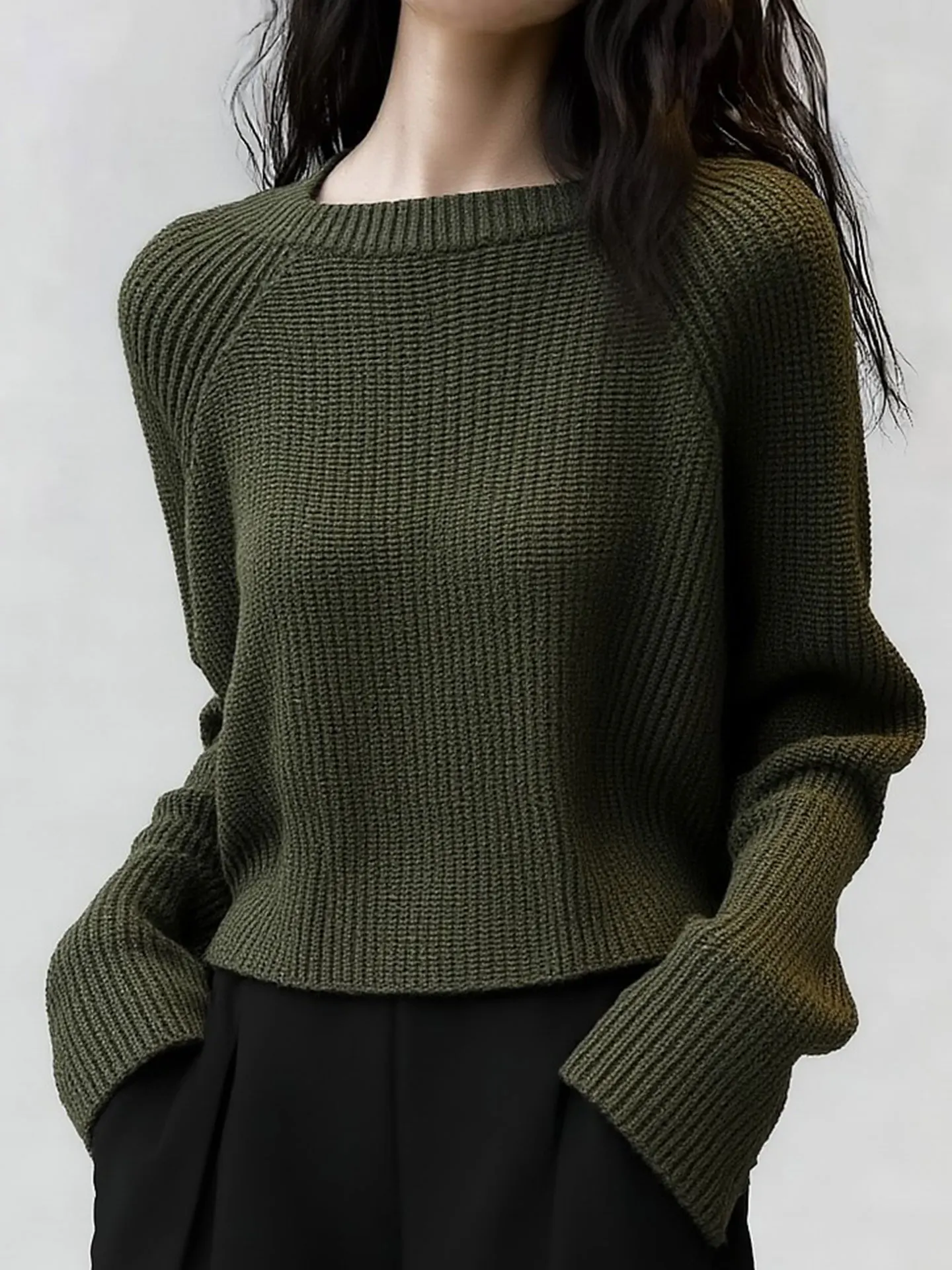 Модный вязаный свитер с длинными рукавами и круглым вырезом в корейском стиле, зимний тренд, высококачественный, комфортный, средней плотности, стандартного кроя.
Модный вязаный свитер с длинными рукавами и круглым вырезом в корейском стиле, зимний тренд, высококачественный, комфортный, средней плотности, стандартного кроя.