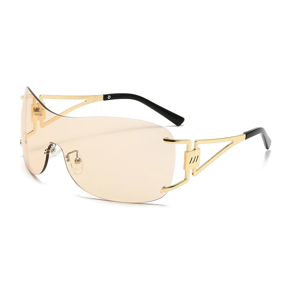 Frameless gradient sunglasses European and American glasses ladies sports mirror decorative party sunglasses
Frameless gradient sunglasses European and American glasses ladies sports mirror decorative party sunglasses
