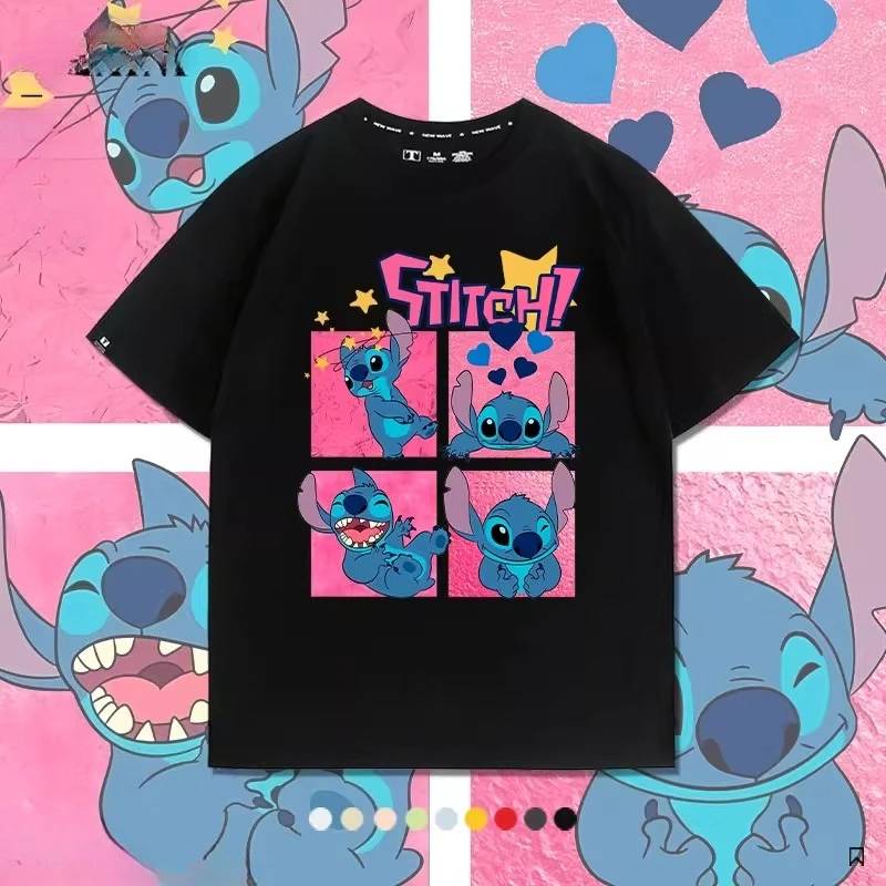 New Disney Stitch Personality Cartoon Stitch Print Student Summer Simple Versatile Crew Neck Short Sleeve T-Shirt Holiday Gifts
New Disney Stitch Personality Cartoon Stitch Print Student Summer Simple Versatile Crew Neck Short Sleeve T-Shirt Holiday Gifts