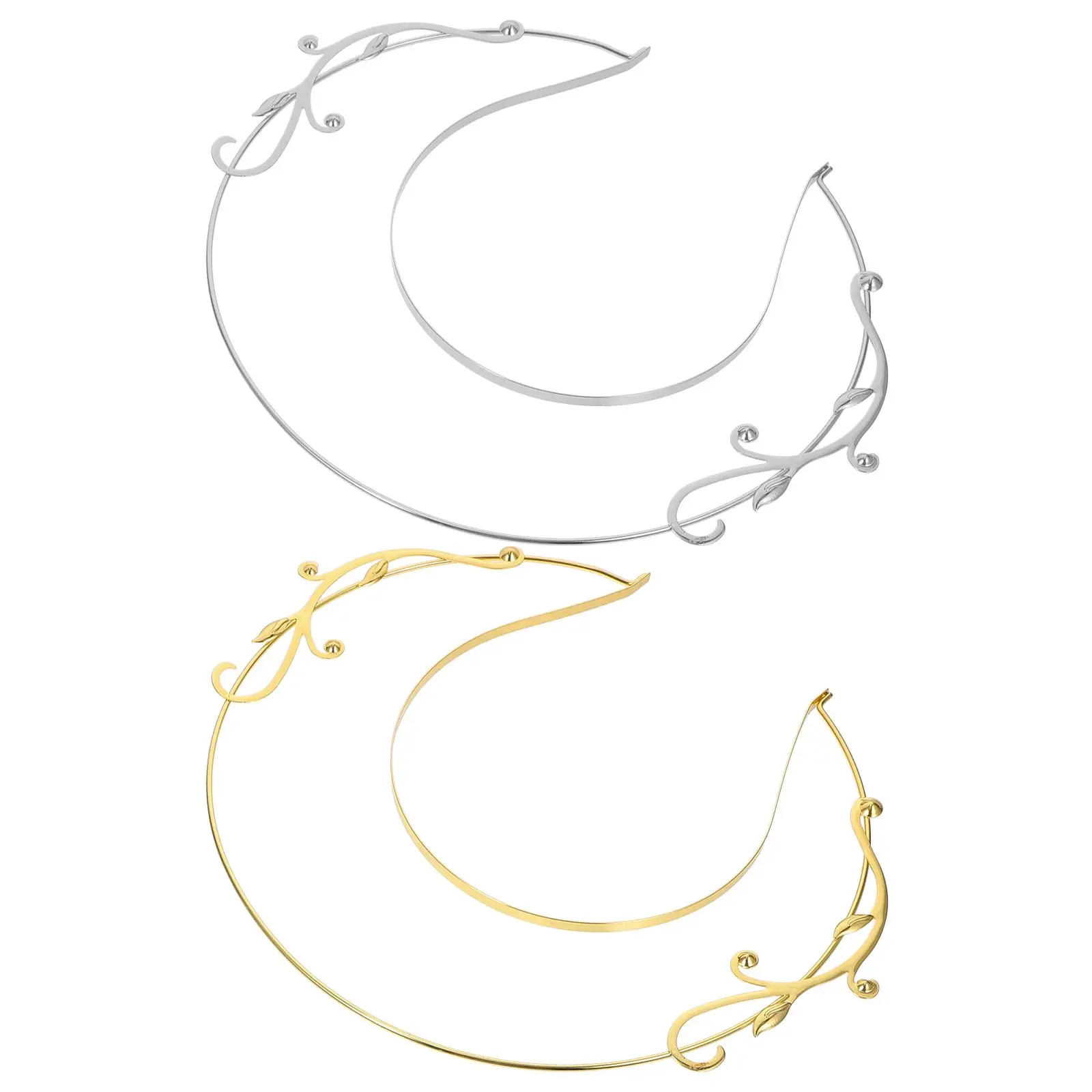 2 Pcs DIY Hair Crown Accessories Bridesmaid Headbands Zinc Alloy Golden Headpiece Virgin Female Decor Hair Tool
2 Pcs DIY Hair Crown Accessories Bridesmaid Headbands Zinc Alloy Golden Headpiece Virgin Female Decor Hair Tool