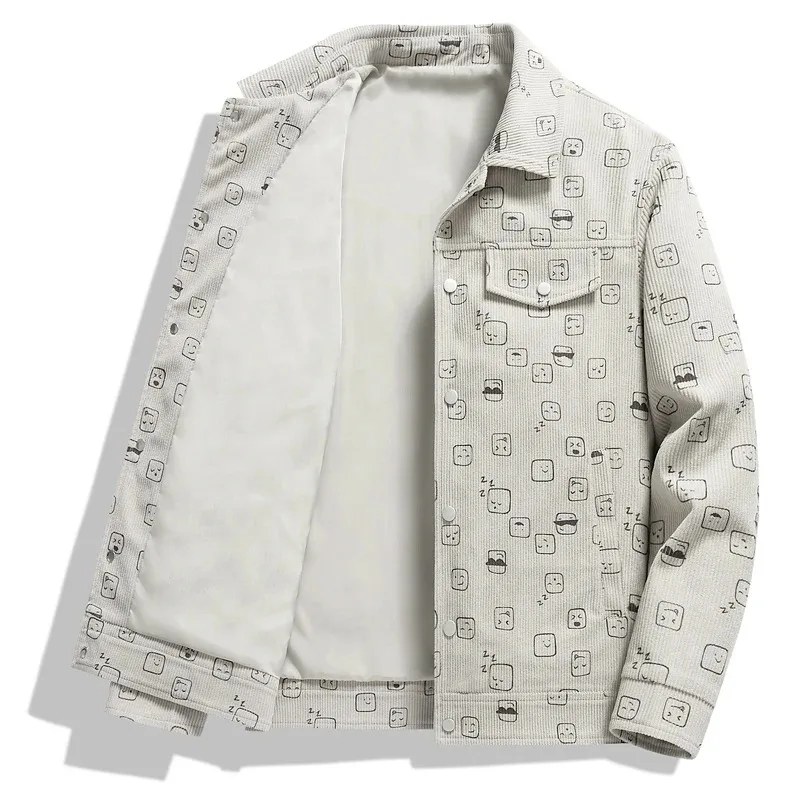 Jacket Men's 2025 New Autumn Corduroy Brand Casual Lapel Jacket Street Clothing Fashion Men's Couple Windproof Motorcycle Coat
Jacket Men's 2025 New Autumn Corduroy Brand Casual Lapel Jacket Street Clothing Fashion Men's Couple Windproof Motorcycle Coat
