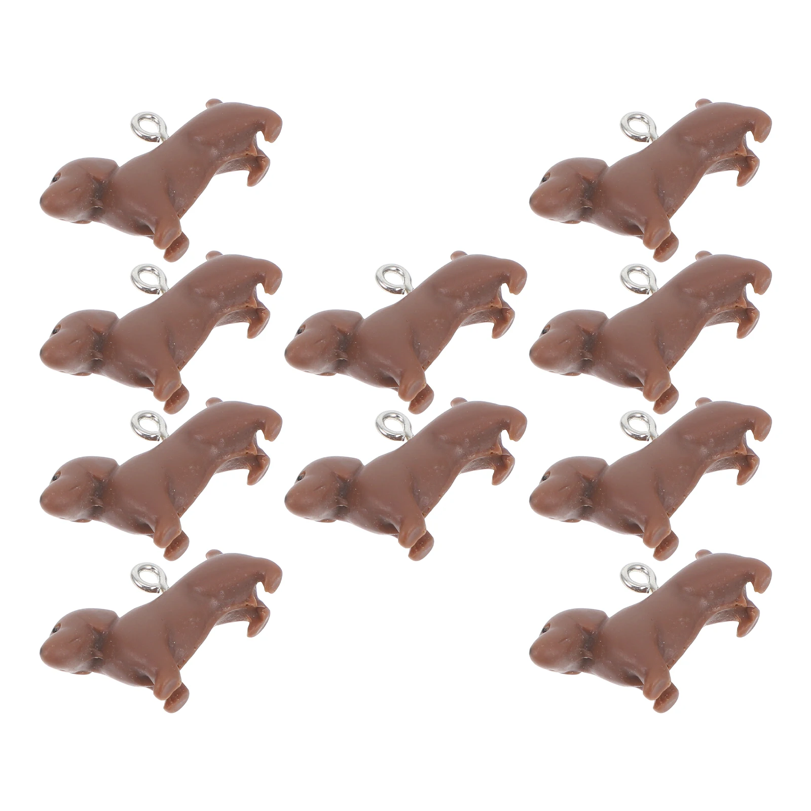10pcs Resin Dog Pendant Necklace Alloy Enamel Charms Bracelet Brown Dachshund Jewelry Making Craft Accessories DIY Animal
10pcs Resin Dog Pendant Necklace Alloy Enamel Charms Bracelet Brown Dachshund Jewelry Making Craft Accessories DIY Animal