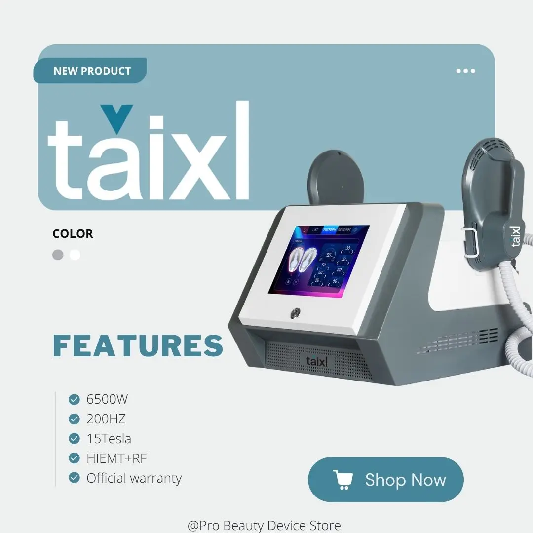 Professional Taixl Muscle Stimulation 6500W RF Machine EMS Body Sculpting Equipment Fat Burning Slimming
Professional Taixl Muscle Stimulation 6500W RF Machine EMS Body Sculpting Equipment Fat Burning Slimming