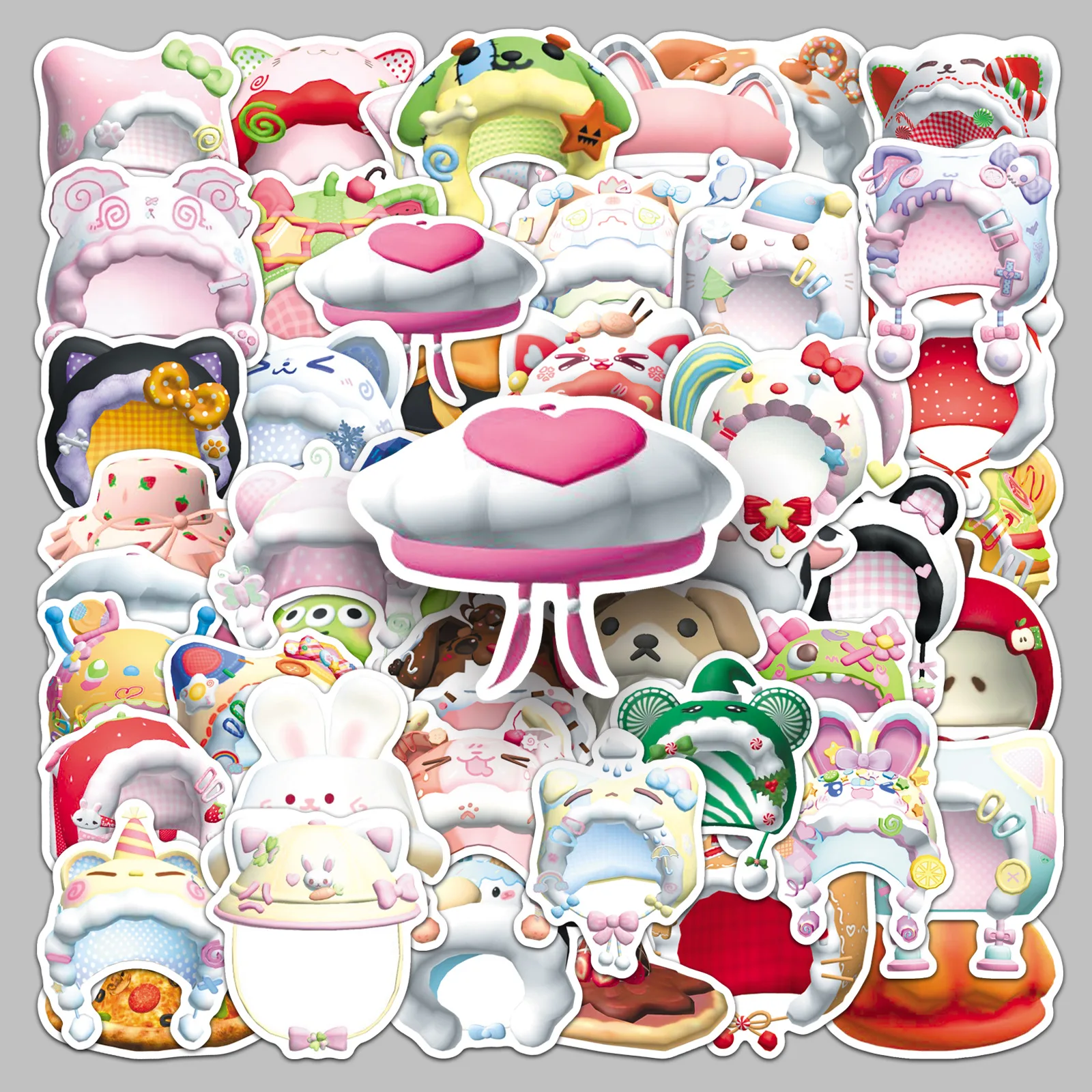 50Pcs Cute Hat Stickers, Soft Kawaii Decorative Decals, Mini Fresh Aesthetic Stickers for Journal Scrapbooking Laptop DIY
50Pcs Cute Hat Stickers, Soft Kawaii Decorative Decals, Mini Fresh Aesthetic Stickers for Journal Scrapbooking Laptop DIY