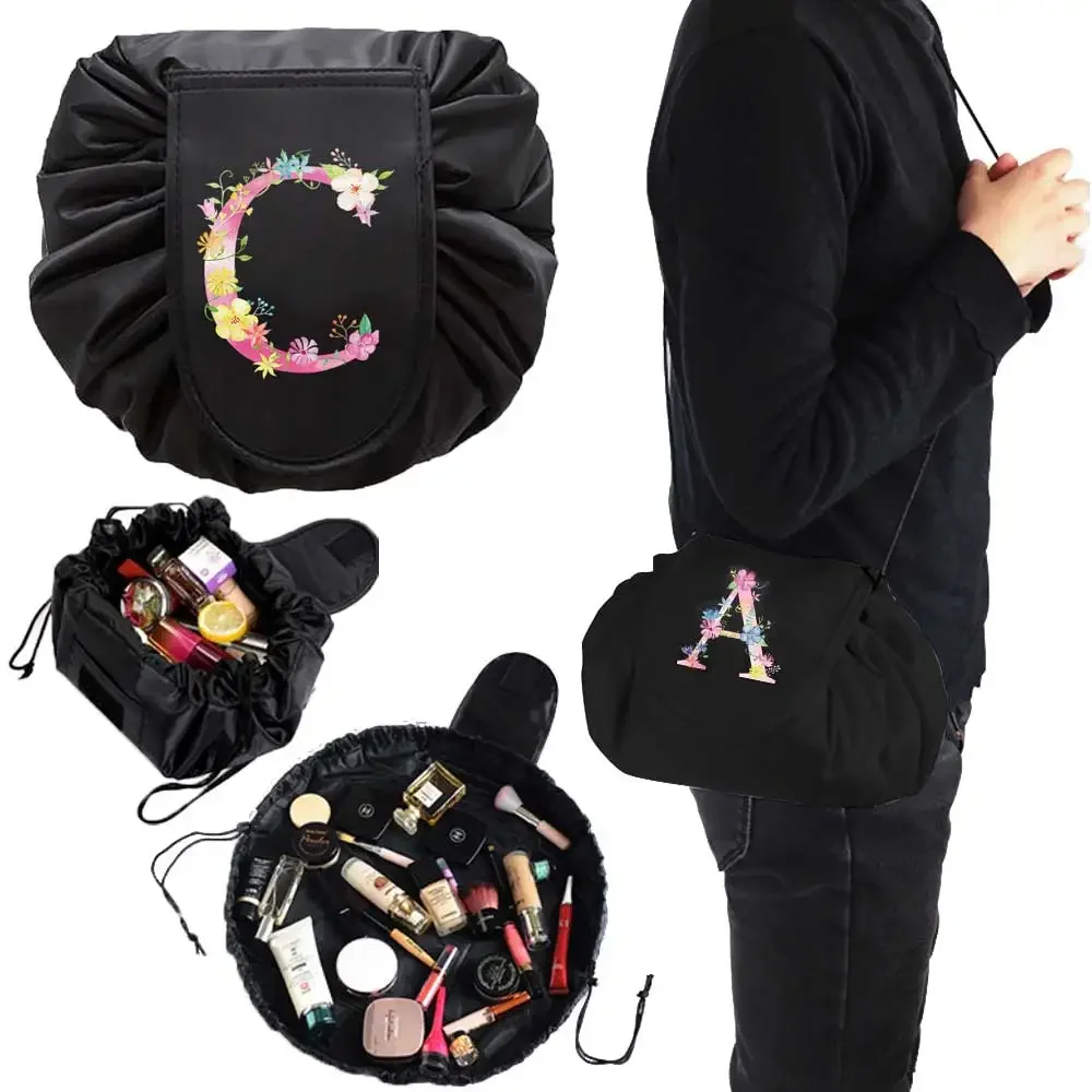Women Drawstring Cosmetic Bag Organizer Travel Toiletry MakeUp Pouch Large Capacity Beauty Case Pink Letter Series Shoulder Bags
Women Drawstring Cosmetic Bag Organizer Travel Toiletry MakeUp Pouch Large Capacity Beauty Case Pink Letter Series Shoulder Bags