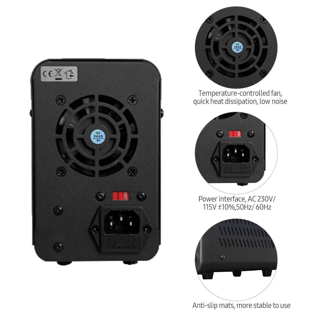 WANPTEK Bench DC Power Supply Variable 60V 5A Digital Display Adjustable Switching Regulated Power Supply CV CC W/ Data Storage
WANPTEK Bench DC Power Supply Variable 60V 5A Digital Display Adjustable Switching Regulated Power Supply CV CC W/ Data Storage