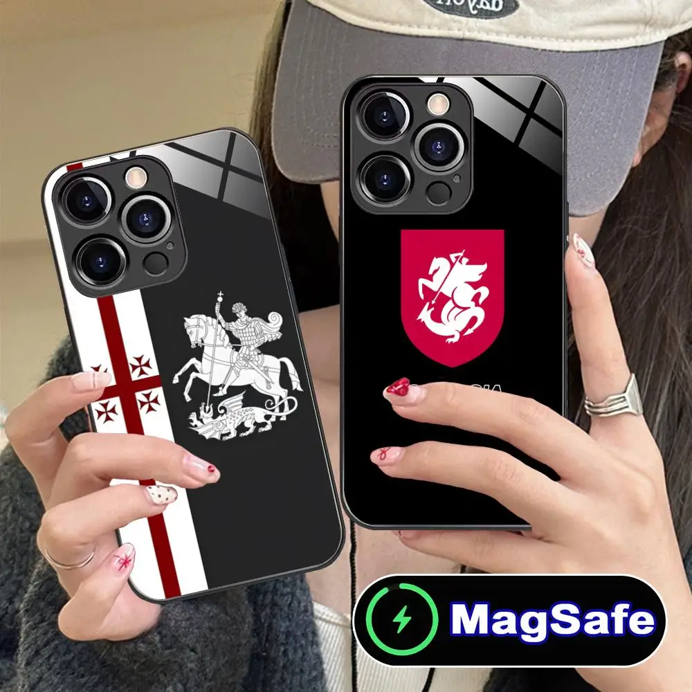 Чехол для мобильного телефона с флагом Грузии для iPhone 17, 16, 15, 14, 13, 12, 11 Air Pro Max Plus Mini MagSafe, стеклянный красочный чехол, красивый
Чехол для мобильного телефона с флагом Грузии для iPhone 17, 16, 15, 14, 13, 12, 11 Air Pro Max Plus Mini MagSafe, стеклянный красочный чехол, красивый