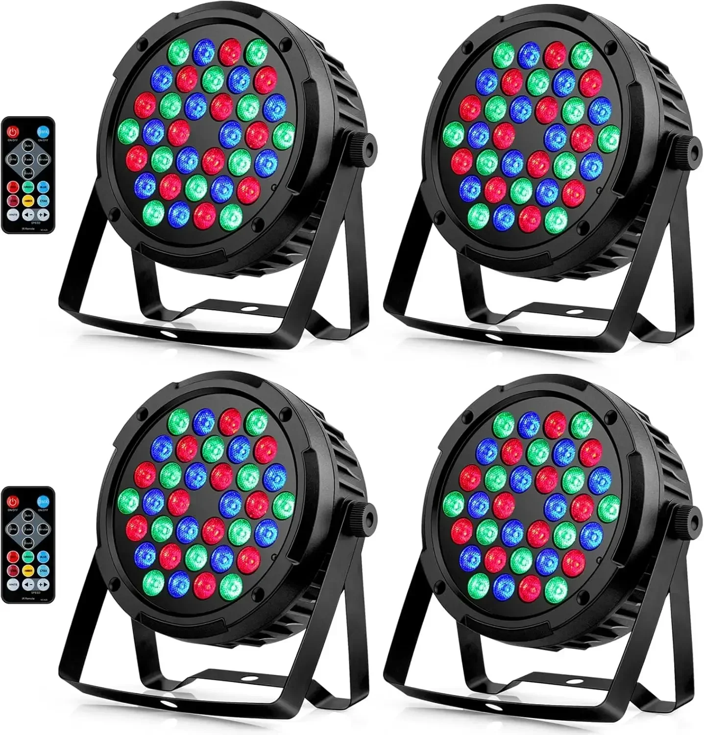 36LEDs RGB Stage Par Lights OPPSK 36W Sound Activated Multi Modes Remote DMX Control Easy Setup Uplights for Events DJ M
36LEDs RGB Stage Par Lights OPPSK 36W Sound Activated Multi Modes Remote DMX Control Easy Setup Uplights for Events DJ M