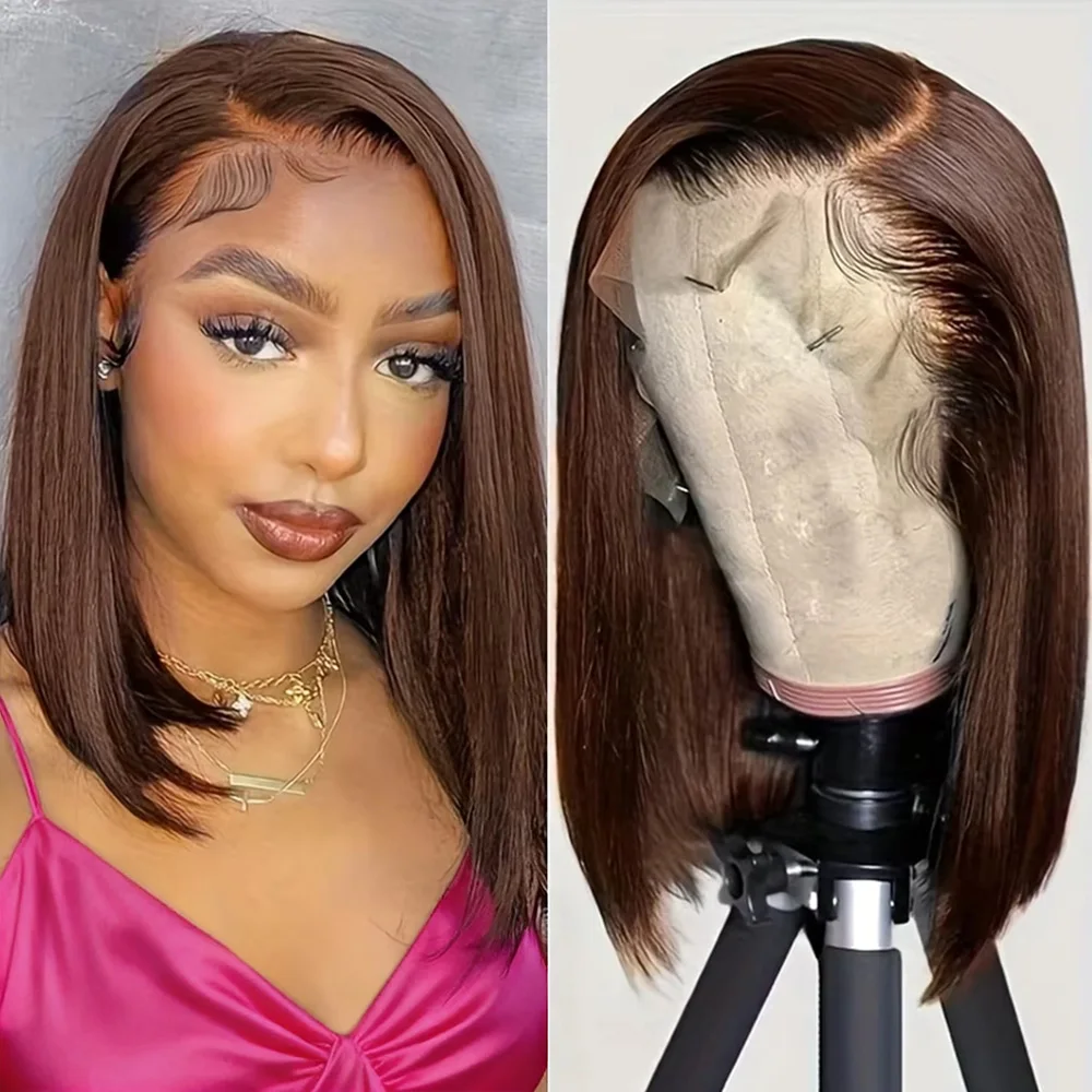 Bone Straight Human Hair Wig Glueless Wigs For Bob Wear And Go Brown 100% Natural 13X6 Hd Lace Front Vietnamese 250 Density
Bone Straight Human Hair Wig Glueless Wigs For Bob Wear And Go Brown 100% Natural 13X6 Hd Lace Front Vietnamese 250 Density