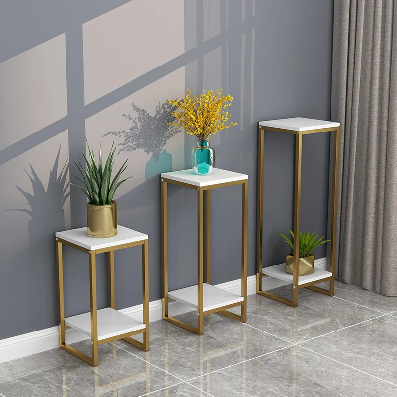 Nordic Wrought Iron Flower Stand Golden Simple Living Room Indoor Bonsai Decoration Stand Green Radish Floor Multi-layer Rack
Nordic Wrought Iron Flower Stand Golden Simple Living Room Indoor Bonsai Decoration Stand Green Radish Floor Multi-layer Rack