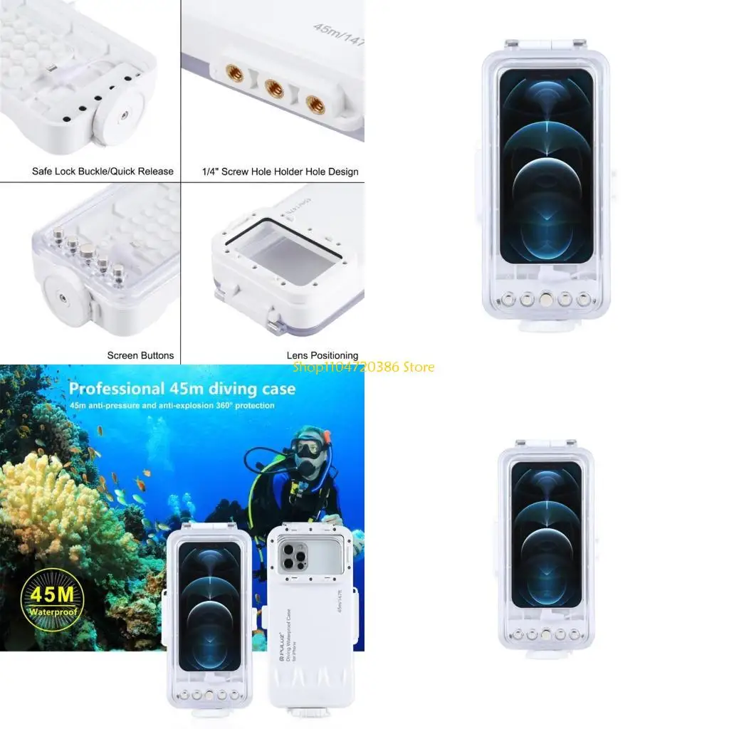 K0EA Swimming Diving for Case Photo Video Waterproof Housing for iOS 13.0 or Above
K0EA Swimming Diving for Case Photo Video Waterproof Housing for iOS 13.0 or Above