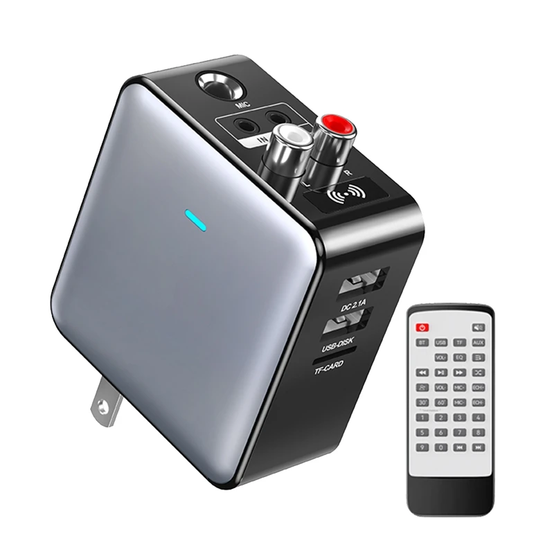 Bluetooth 5.3 Audio Transmitter Receiver 3.5Mm AUX/RCA/TF/USB Karaoke HIFI Stereo Wireless Adapter Easy To Use
Bluetooth 5.3 Audio Transmitter Receiver 3.5Mm AUX/RCA/TF/USB Karaoke HIFI Stereo Wireless Adapter Easy To Use