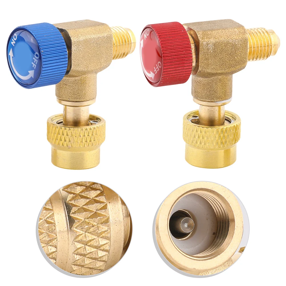 90° Right Angle CAR Air Conditioning Safety Valve R22/32/410 Connector Adapter
90° Right Angle CAR Air Conditioning Safety Valve R22/32/410 Connector Adapter