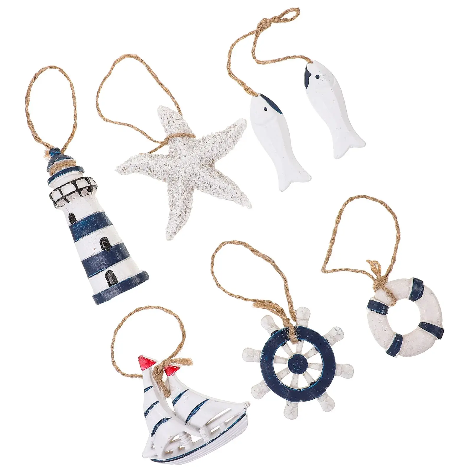 6 Pcs Sea Theme Bathroom Decor Mediterranean Pendant Decorations Wall Hanging Sculpture Blue Seaside
6 Pcs Sea Theme Bathroom Decor Mediterranean Pendant Decorations Wall Hanging Sculpture Blue Seaside