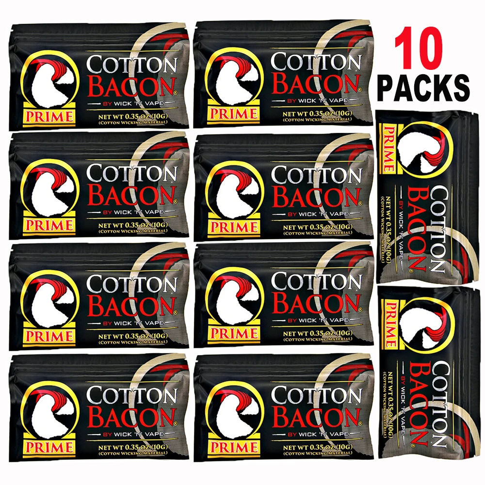 10/5Pack PREMIUM Organic Cotton Bacon Portable Prime Cotton for Zeus X Kylin BSKR Profile Mesh BB Billet BOX AIO Repair Tools
10/5Pack PREMIUM Organic Cotton Bacon Portable Prime Cotton for Zeus X Kylin BSKR Profile Mesh BB Billet BOX AIO Repair Tools