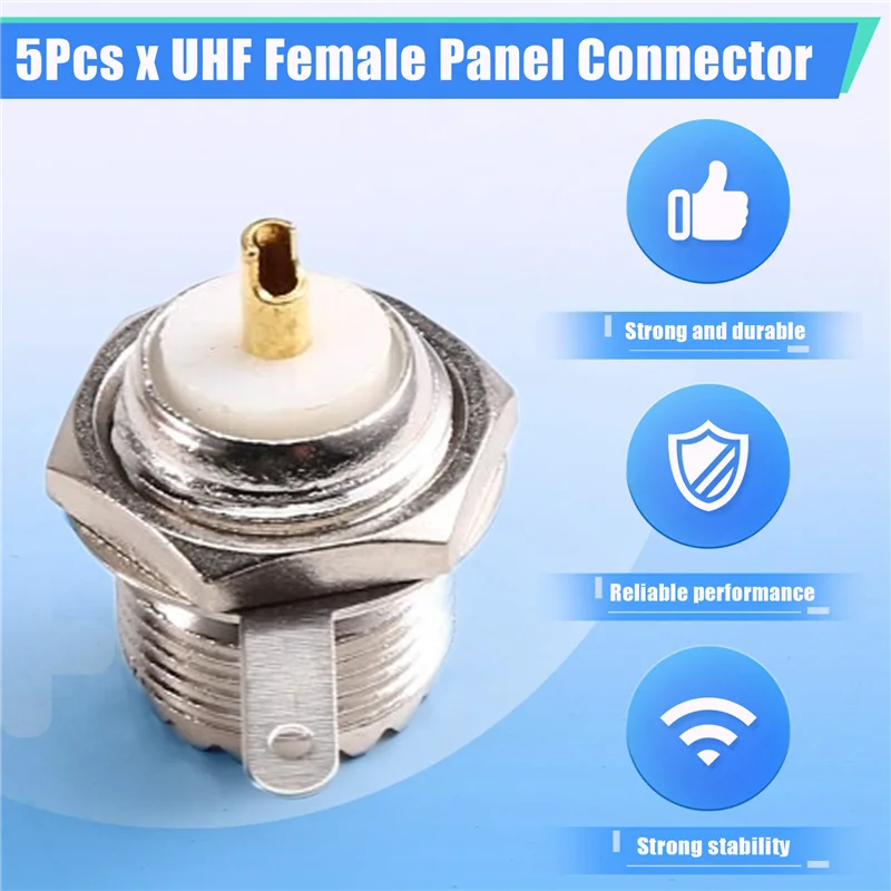 BYBS-UHF Женский разъем для панели Переборка Разъем для пайки Панельный разъем Разъем RF Разъем
BYBS-UHF Женский разъем для панели Переборка Разъем для пайки Панельный разъем Разъем RF Разъем