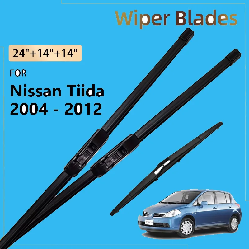 Front Rear Wiper Blades For Nissan Tiida C11 2004 - 2012 2011 2008 Latio Versa Accessories Windshield Windscreen Window Brushes
Front Rear Wiper Blades For Nissan Tiida C11 2004 - 2012 2011 2008 Latio Versa Accessories Windshield Windscreen Window Brushes