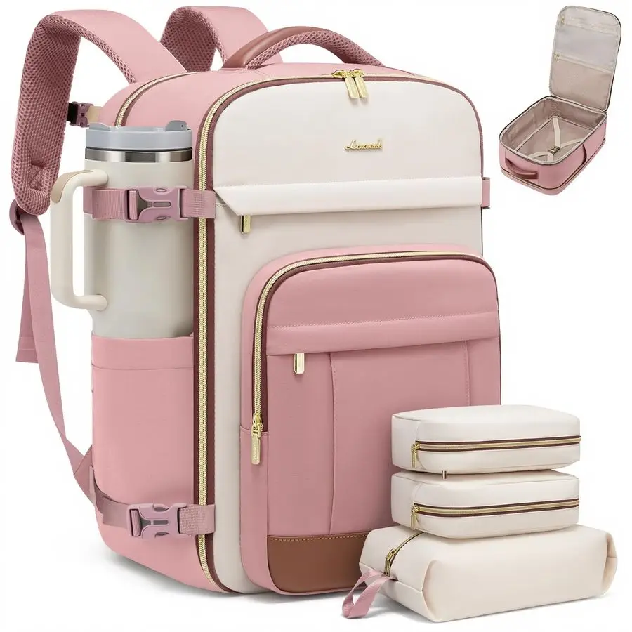 Travel Backpack for Women amp Men 17.3 Inch Carry On Backpack amp Personal Item Backpack for Airlines, Spacious and Durable Desi
Travel Backpack for Women amp Men 17.3 Inch Carry On Backpack amp Personal Item Backpack for Airlines, Spacious and Durable Desi