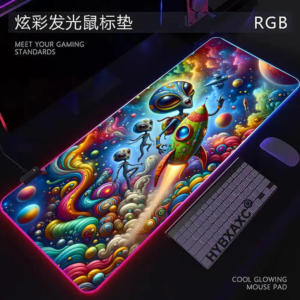 Big Mousepad Alien Vacation Style RGB Gaming Mouse Pad Rgb Cheap Pc Gamer Cabinet Desk Mat Back Light Deskmat Mousepad RGB LED
Big Mousepad Alien Vacation Style RGB Gaming Mouse Pad Rgb Cheap Pc Gamer Cabinet Desk Mat Back Light Deskmat Mousepad RGB LED