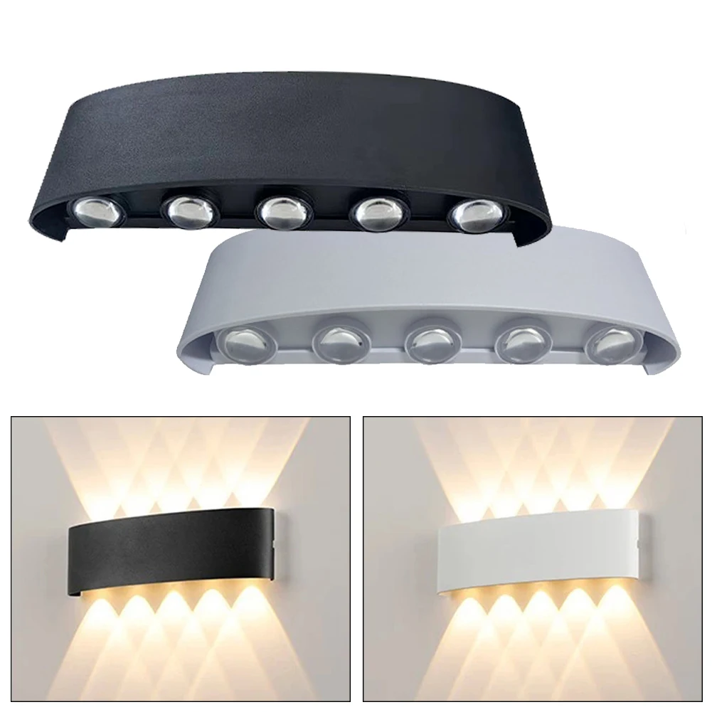 10W LED Wall Light Outdoor Modern Up and Down Light 3000K Aluminum Casing IP65 Waterproof Wall Lantern for Garden Patio Porch
10W LED Wall Light Outdoor Modern Up and Down Light 3000K Aluminum Casing IP65 Waterproof Wall Lantern for Garden Patio Porch