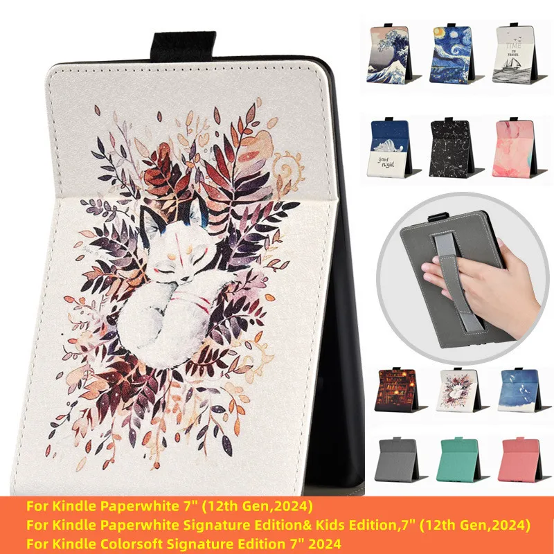 2025 Case for All-new 7" Kindle Colorsoft Paperwhite 12th Generation Signature Edition 2024 12th 7 Inch SA569P Ebook Stand Cover
2025 Case for All-new 7" Kindle Colorsoft Paperwhite 12th Generation Signature Edition 2024 12th 7 Inch SA569P Ebook Stand Cover