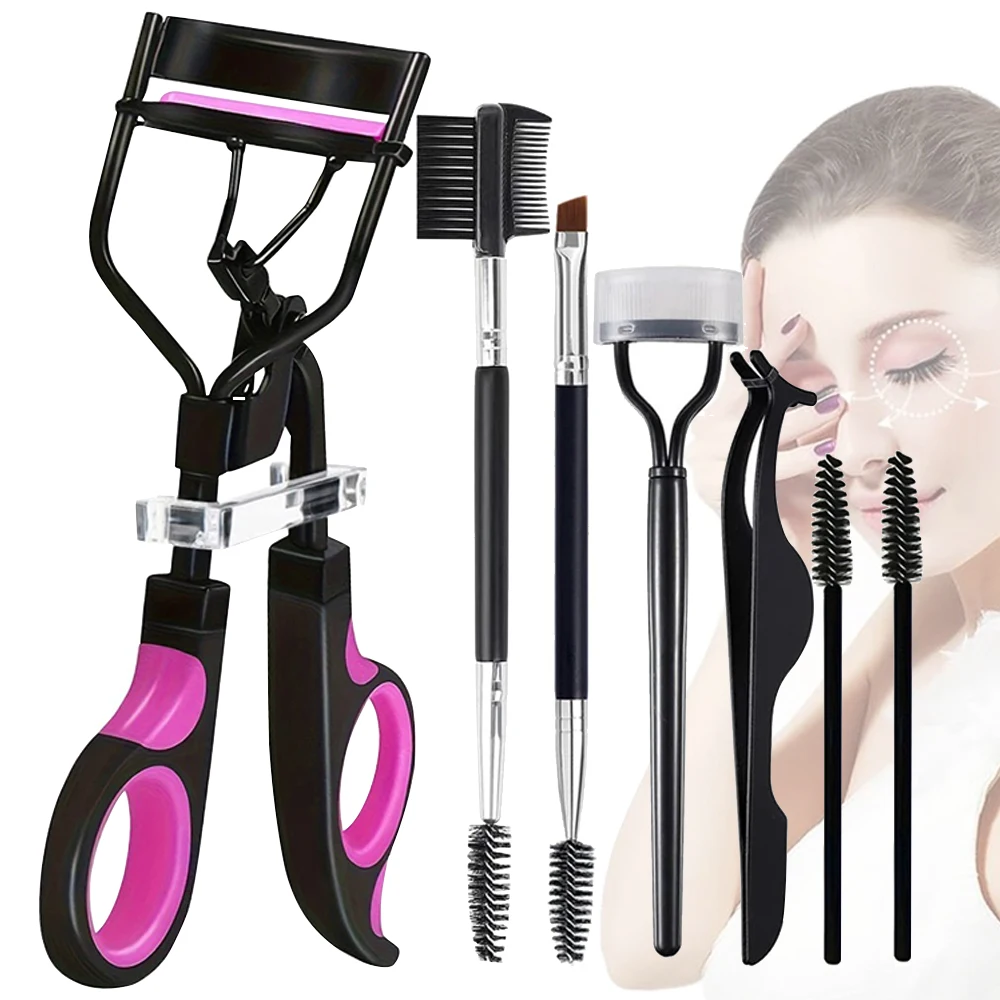 7/16PCS Eyelash Curler Set With 10pcs Replacement Pads For Women Professional Eyelashes Curling Tweezers Clips Lasting Eye Tool
7/16PCS Eyelash Curler Set With 10pcs Replacement Pads For Women Professional Eyelashes Curling Tweezers Clips Lasting Eye Tool