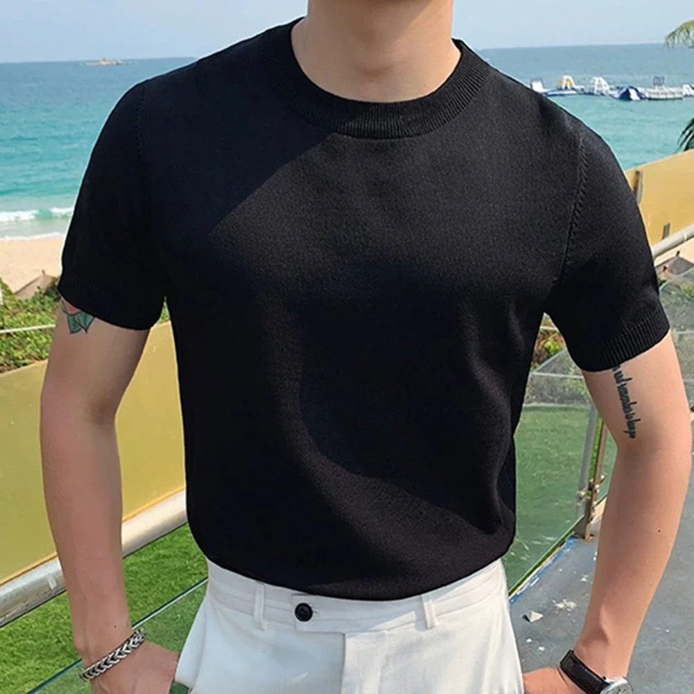 Comfortable Summer T-shirt For Men Top Tshirt Men's Slim Fit T-Shirt Men's Summer Wear O Neck Design Slightly Stretchable
Comfortable Summer T-shirt For Men Top Tshirt Men's Slim Fit T-Shirt Men's Summer Wear O Neck Design Slightly Stretchable