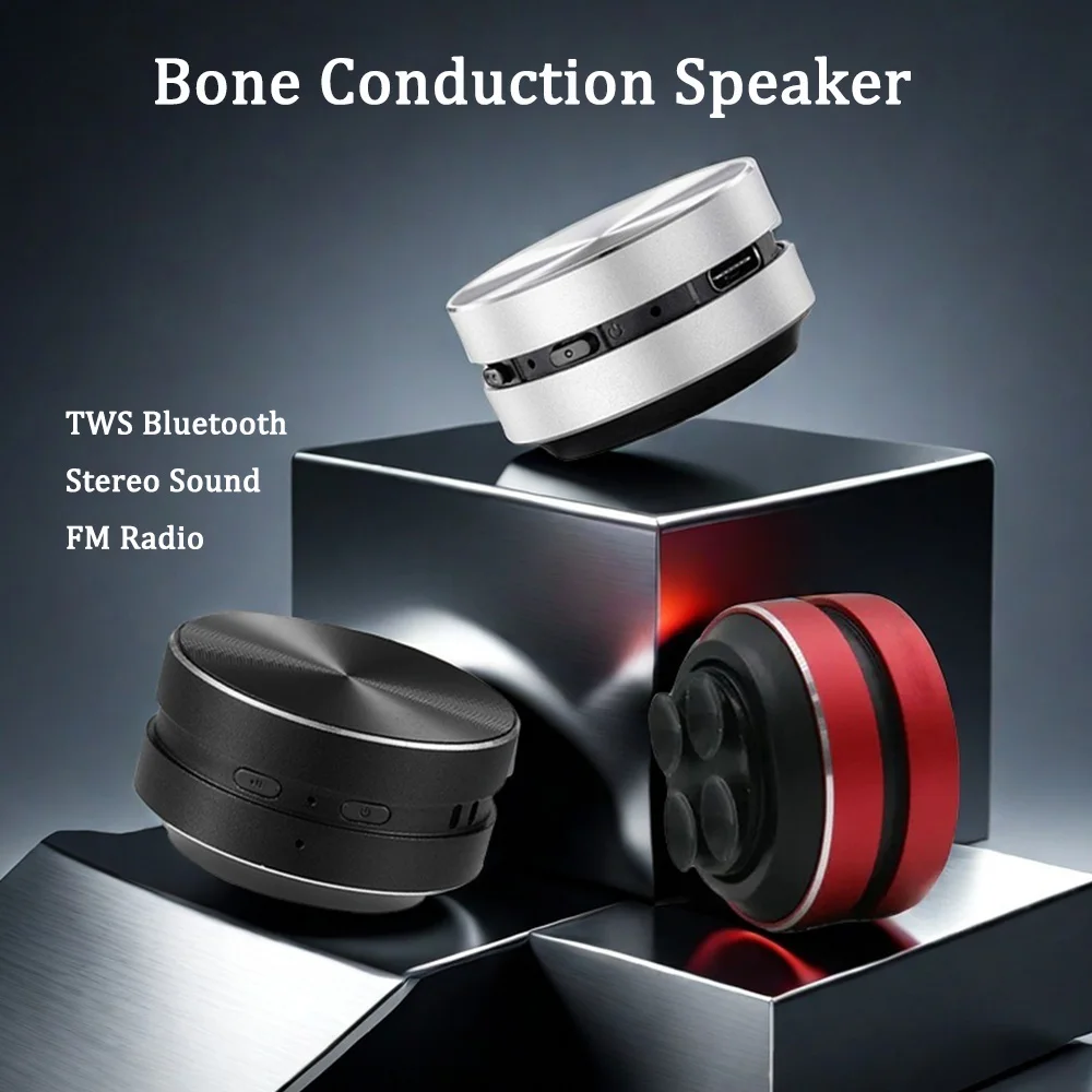 Hot Mini Bone Conduction Speaker Bluetooth-Compatible TWS Wireless Stereo Sound Speaker With FM Radio Dropshipping Wholesale
Hot Mini Bone Conduction Speaker Bluetooth-Compatible TWS Wireless Stereo Sound Speaker With FM Radio Dropshipping Wholesale