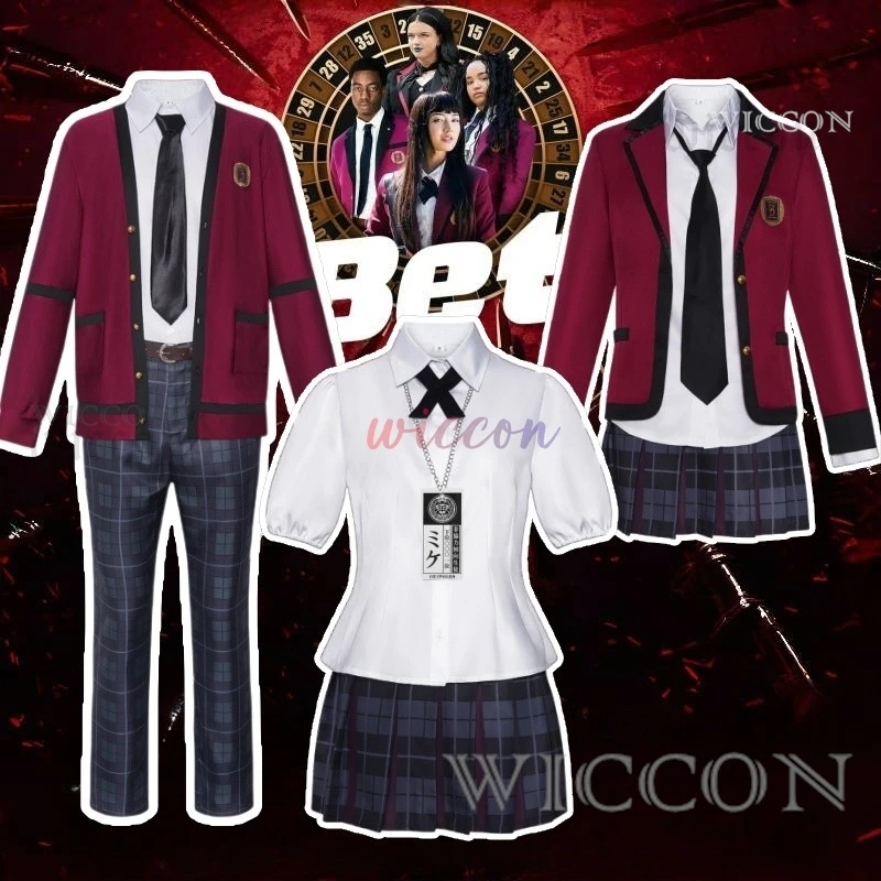 Bet Jabami Yumeko Cosplay Costume Meari Saotome Compulsive Gambler School Ryota Suzui Uniform Halloween Costumes For Men Women
Bet Jabami Yumeko Cosplay Costume Meari Saotome Compulsive Gambler School Ryota Suzui Uniform Halloween Costumes For Men Women