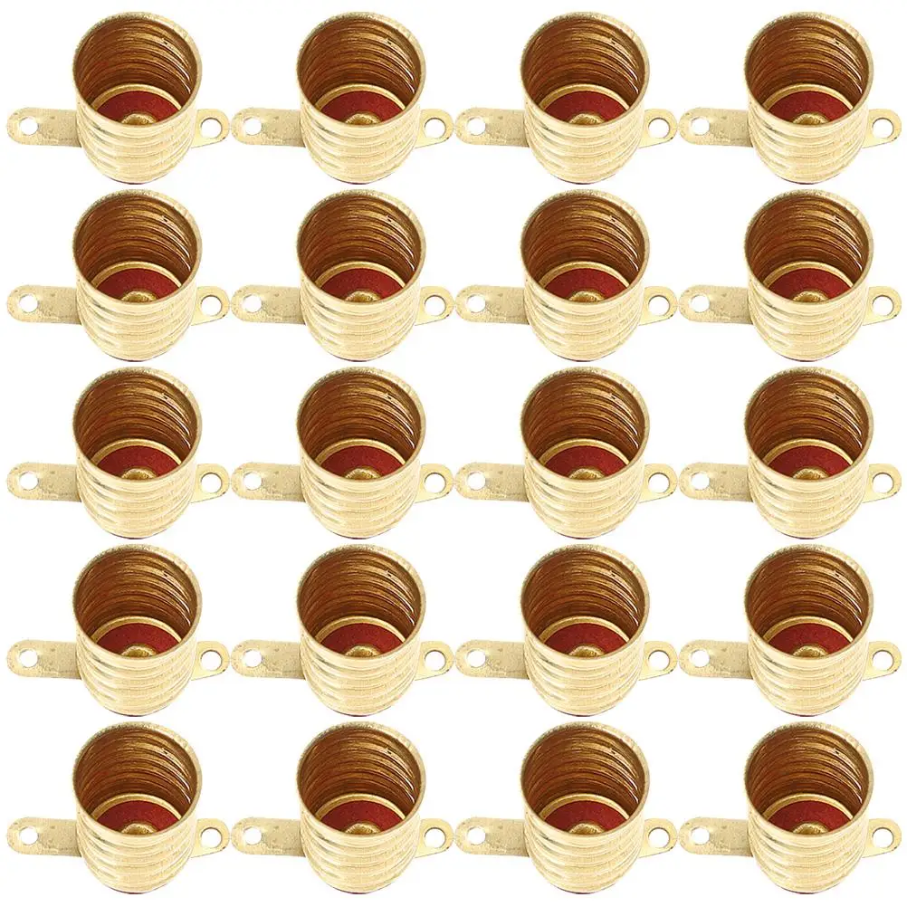 50pcs Lamp Lamps Holder Copper Screw Socket Small Bulb Holder Adapter Home Experiment Light Socket Circuit Test
50pcs Lamp Lamps Holder Copper Screw Socket Small Bulb Holder Adapter Home Experiment Light Socket Circuit Test