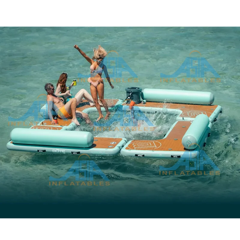 Outdoor Inflatable Swim Island Floating Raft, Inflatable Floating Water Jet Ski Dock Floats Platform With Ladder
Outdoor Inflatable Swim Island Floating Raft, Inflatable Floating Water Jet Ski Dock Floats Platform With Ladder