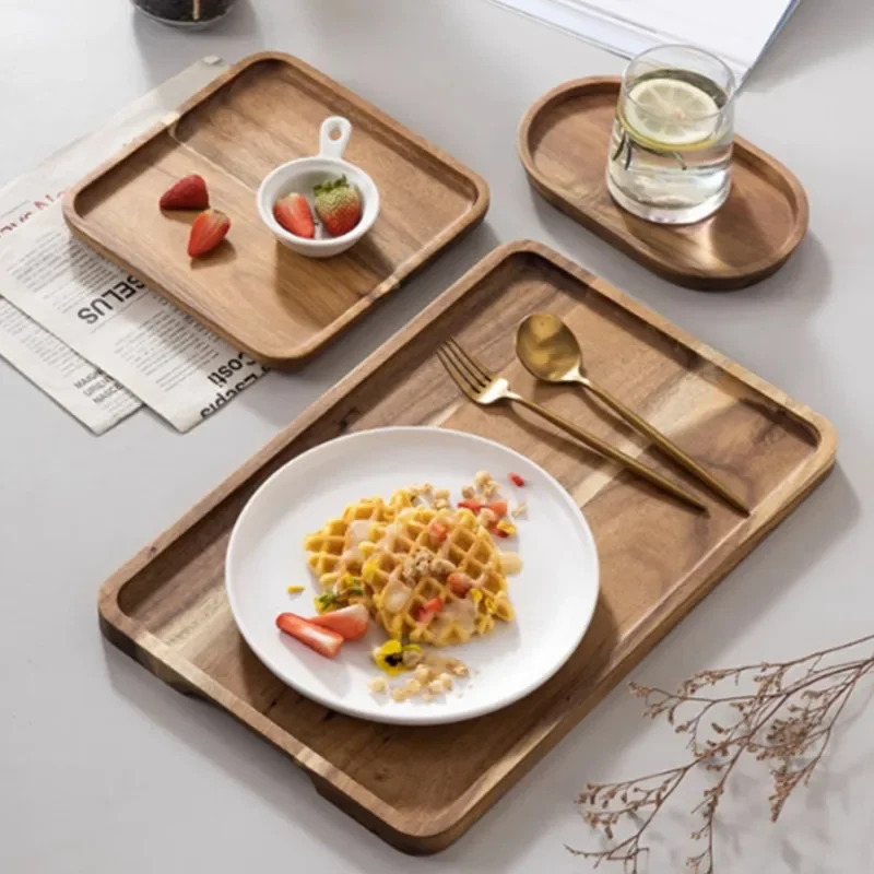Acacia Wood Tray Coffee Tray Rectangular Plate Fruit Snacks Food Storage Trays Dessert Candy Gongfu Tea Tray Kitchen Accessories
Acacia Wood Tray Coffee Tray Rectangular Plate Fruit Snacks Food Storage Trays Dessert Candy Gongfu Tea Tray Kitchen Accessories