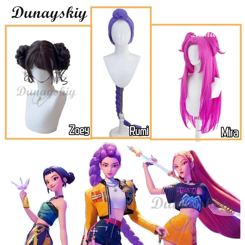 K-Pop: Demon Hunters Mira Rumi Zoey Demon Hunters Stage Cosplay Wig Prop Costumes Halloween Girl Group Idol Roleplay Outfit
K-Pop: Demon Hunters Mira Rumi Zoey Demon Hunters Stage Cosplay Wig Prop Costumes Halloween Girl Group Idol Roleplay Outfit