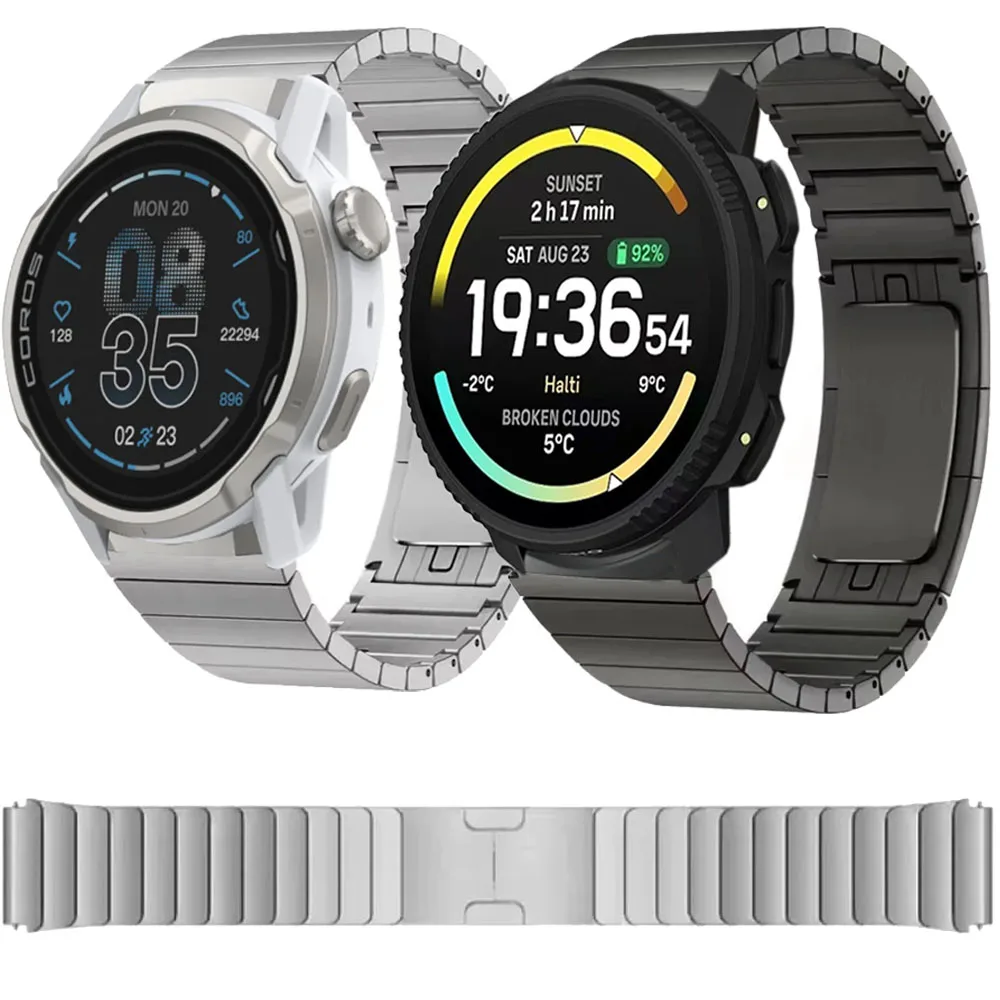 Металлический ремешок 22 мм для COROS APEX 4 42 мм/PACE Pro, сменный ремешок из нержавеющей стали для Suunto Vertical 2-1/Run/Ocean/Race 2-1
Металлический ремешок 22 мм для COROS APEX 4 42 мм/PACE Pro, сменный ремешок из нержавеющей стали для Suunto Vertical 2-1/Run/Ocean/Race 2-1