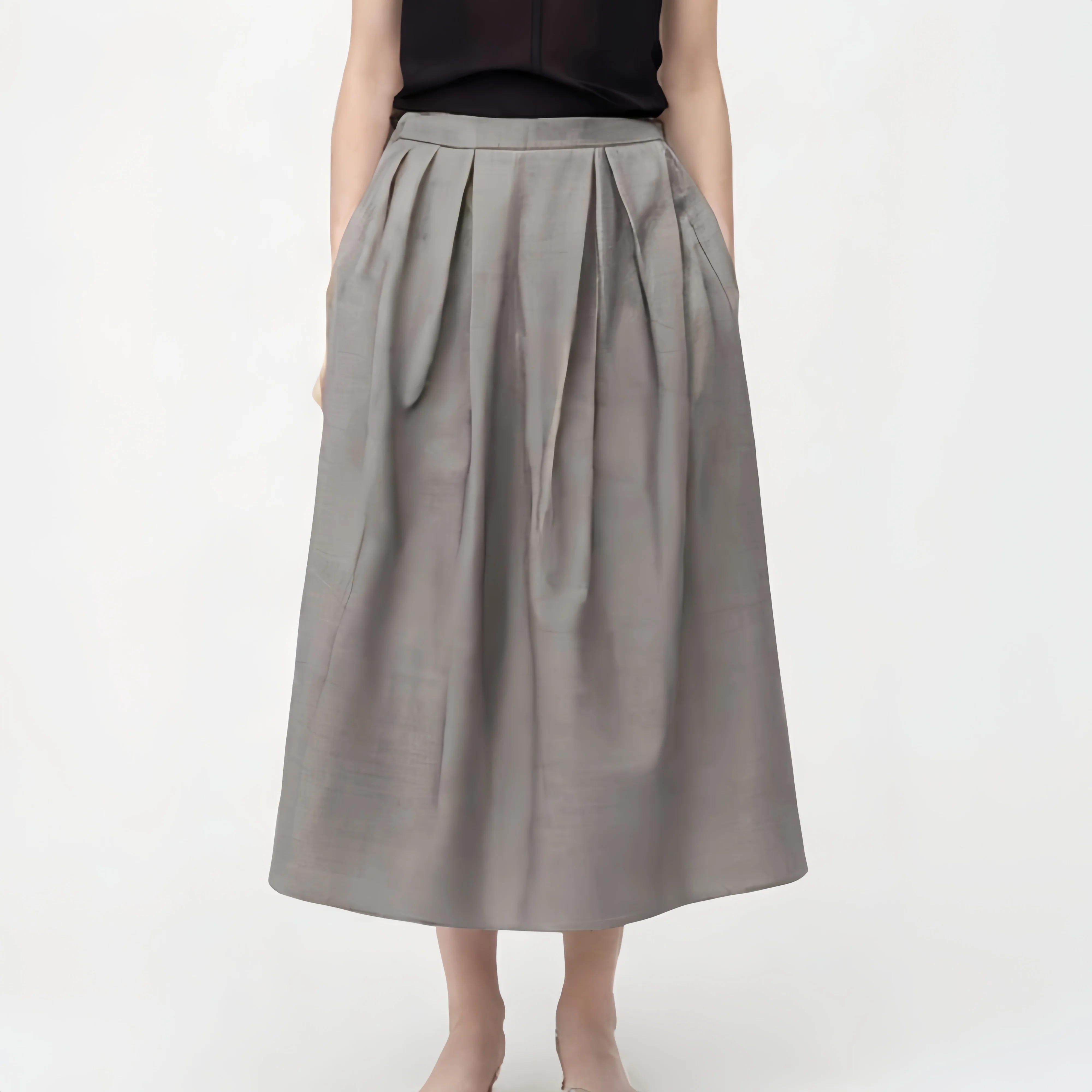 Taop&Za Women's Elegant Pleated Midi Skirt The simple and classic design is perfect for everyday and semi-formal occasions
Taop&Za Women's Elegant Pleated Midi Skirt The simple and classic design is perfect for everyday and semi-formal occasions