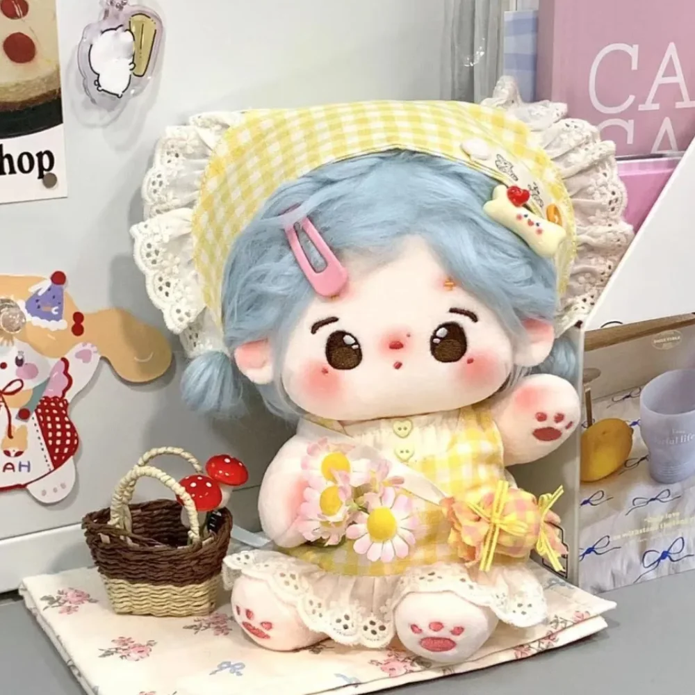 Plaid Skirt 10cm Cotton Doll Clothes Dress Candy Bag 20cm Doll Clothes Outfit Cute Headscarf Doll Clothes Set Children's Gift
Plaid Skirt 10cm Cotton Doll Clothes Dress Candy Bag 20cm Doll Clothes Outfit Cute Headscarf Doll Clothes Set Children's Gift