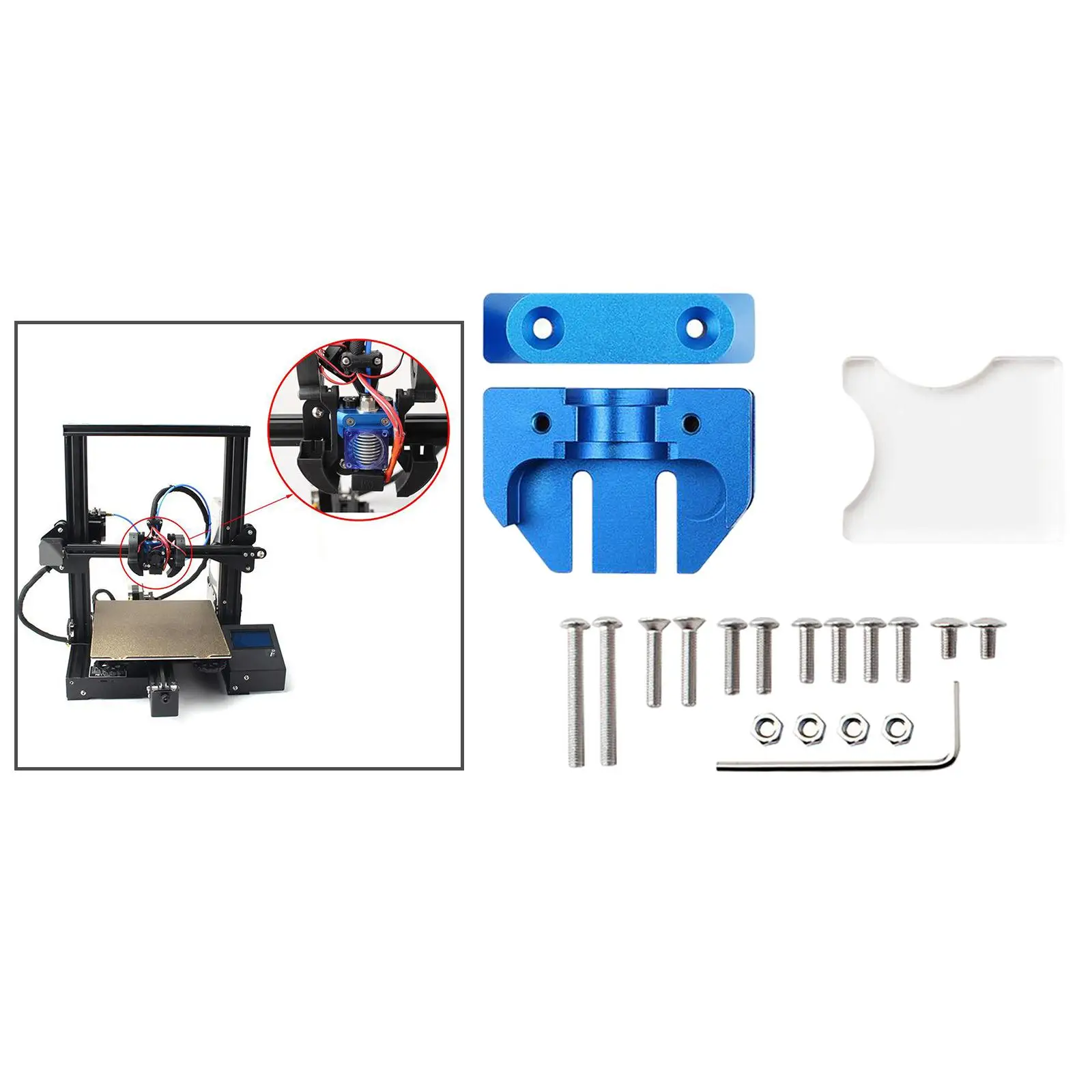 New Extrusion Head Install Kit Screw Nut for CR-10 4S CR-10 5S CR-10 MINI
New Extrusion Head Install Kit Screw Nut for CR-10 4S CR-10 5S CR-10 MINI