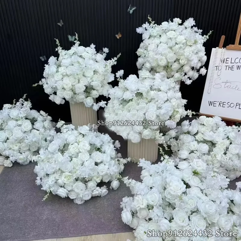White Luxury Artificial Rose Flower Ball WeddingDecor Table Centerpieces Flower Decor Accessories Arrangement Event Prop Floral
White Luxury Artificial Rose Flower Ball WeddingDecor Table Centerpieces Flower Decor Accessories Arrangement Event Prop Floral