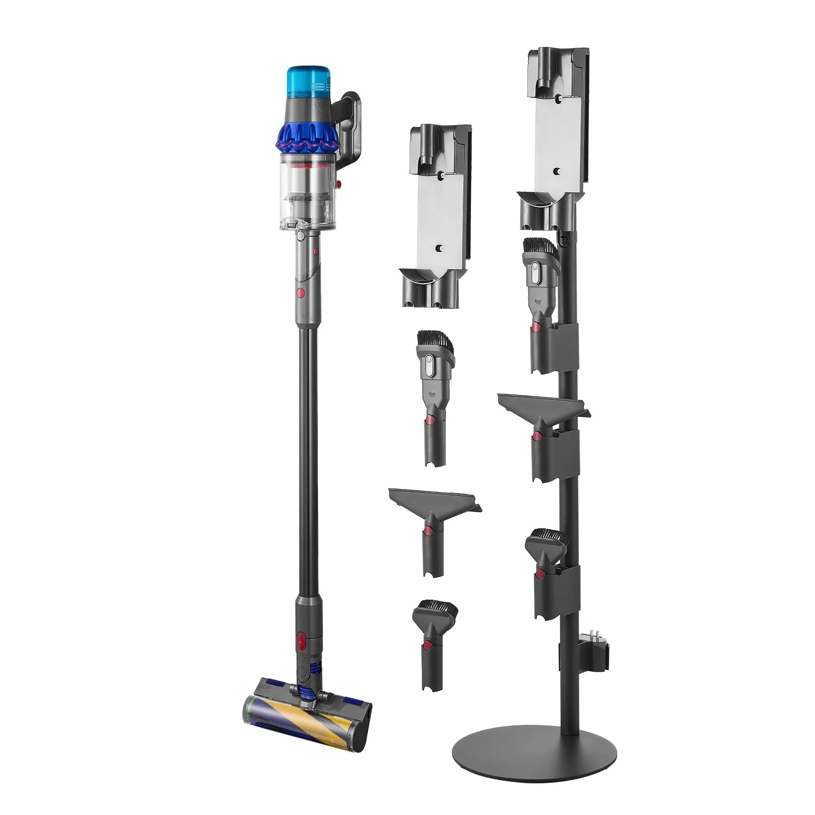 Vacuum Stand, Compatible With V7 V8 V10 V11 V12 V15 Series Upright Vacuum Cleaners & Accessories, Stable Vacuum Stand Holder With 4 Anti-slip Pads And 3 Clips For Storing 6 Brush Heads
Vacuum Stand, Compatible With V7 V8 V10 V11 V12 V15 Series Upright Vacuum Cleaners & Accessories, Stable Vacuum Stand Holder With 4 Anti-slip Pads And 3 Clips For Storing 6 Brush Heads