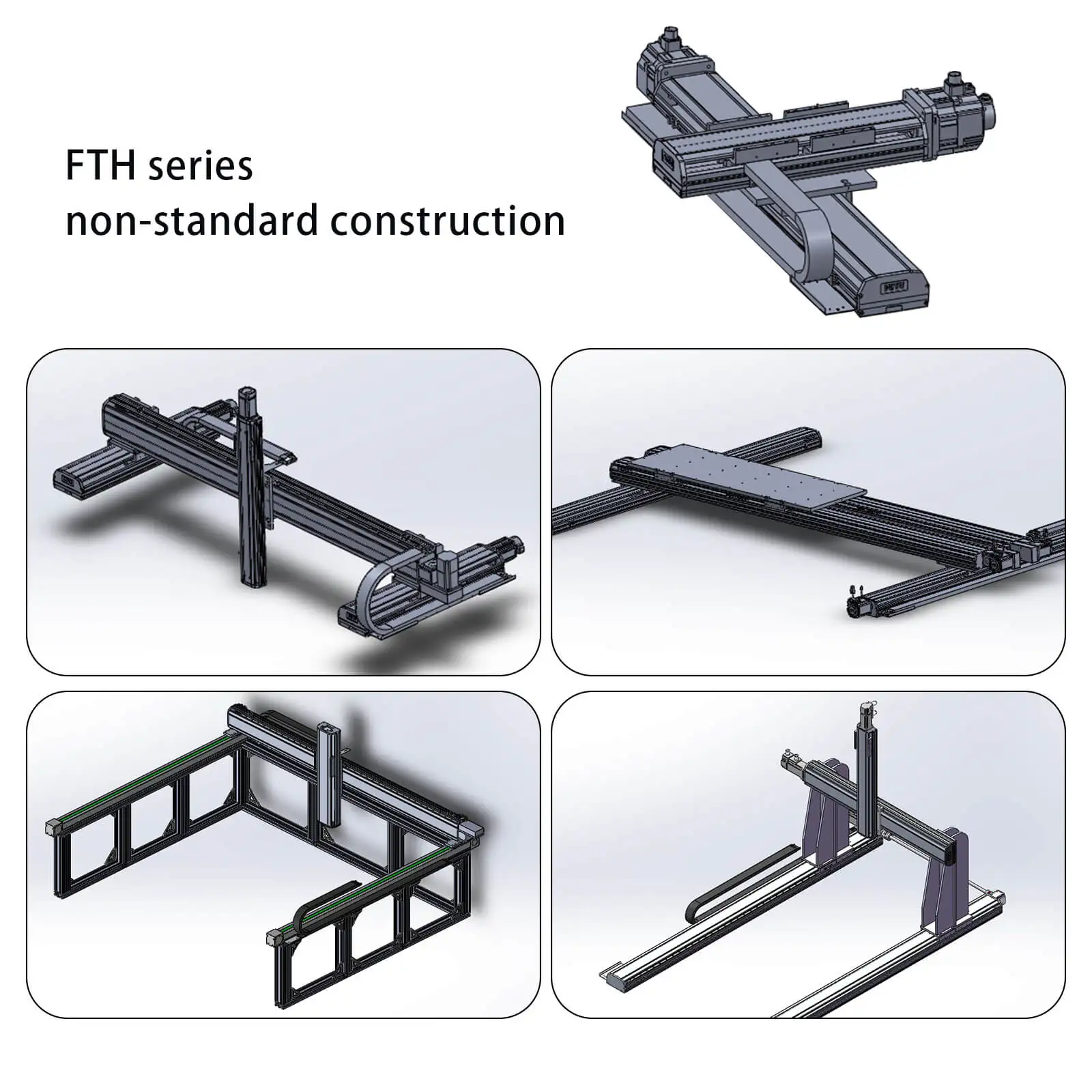 Heavy Duty Linear Motion Long Stroke Rail High Speed Guide Ball Screw Actuator with Servo Motor
Heavy Duty Linear Motion Long Stroke Rail High Speed Guide Ball Screw Actuator with Servo Motor