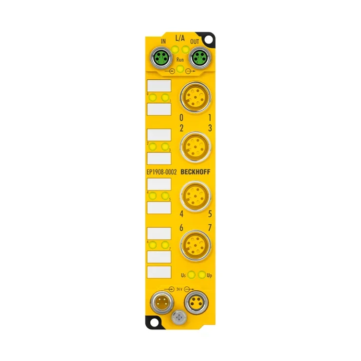 Оригинальный новый Beckhoff EP1908-0002 EtherCAT Box 8-канальный цифровой вход 24 В постоянного тока M12 TwinSAFE хорошая цена
Оригинальный новый Beckhoff EP1908-0002 EtherCAT Box 8-канальный цифровой вход 24 В постоянного тока M12 TwinSAFE хорошая цена