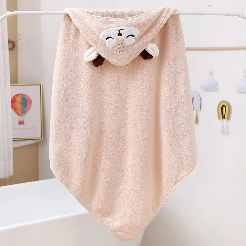 Children's hooded bath towel baby hooded bath towel cartoon embroidery hooded large quick drying coral velvet bath towel
Children's hooded bath towel baby hooded bath towel cartoon embroidery hooded large quick drying coral velvet bath towel