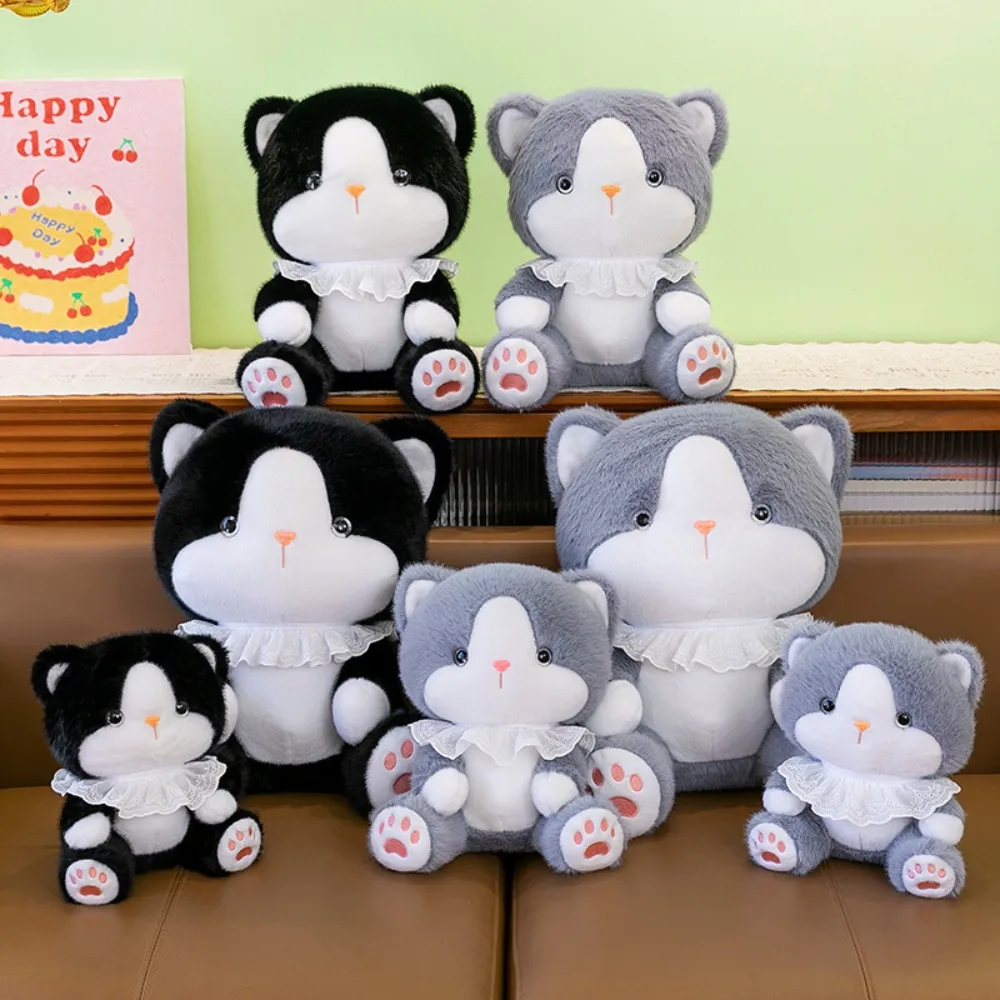 Plush Pillow Lace Scarf Cat Plush Doll Cartoon Soft Cat Baby Doll Cute Fluffy Cat Stuffed Toy Children's Toys
Plush Pillow Lace Scarf Cat Plush Doll Cartoon Soft Cat Baby Doll Cute Fluffy Cat Stuffed Toy Children's Toys